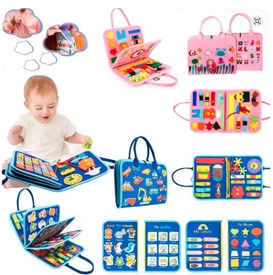 لوح أنشطة مونتيسوري للأطفال