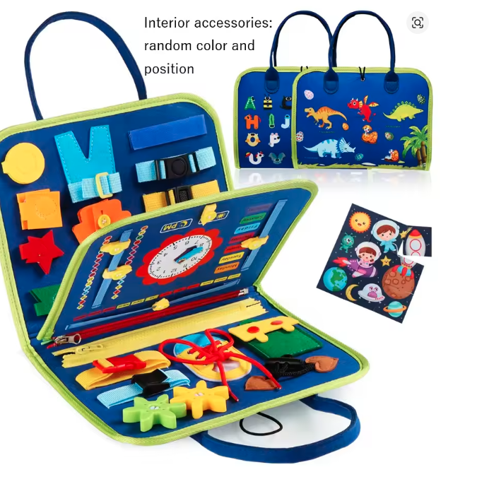 لوح أنشطة مونتيسوري للأطفال